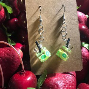 Lime Margarita Supreme Earrings- Daiquiri Dangles